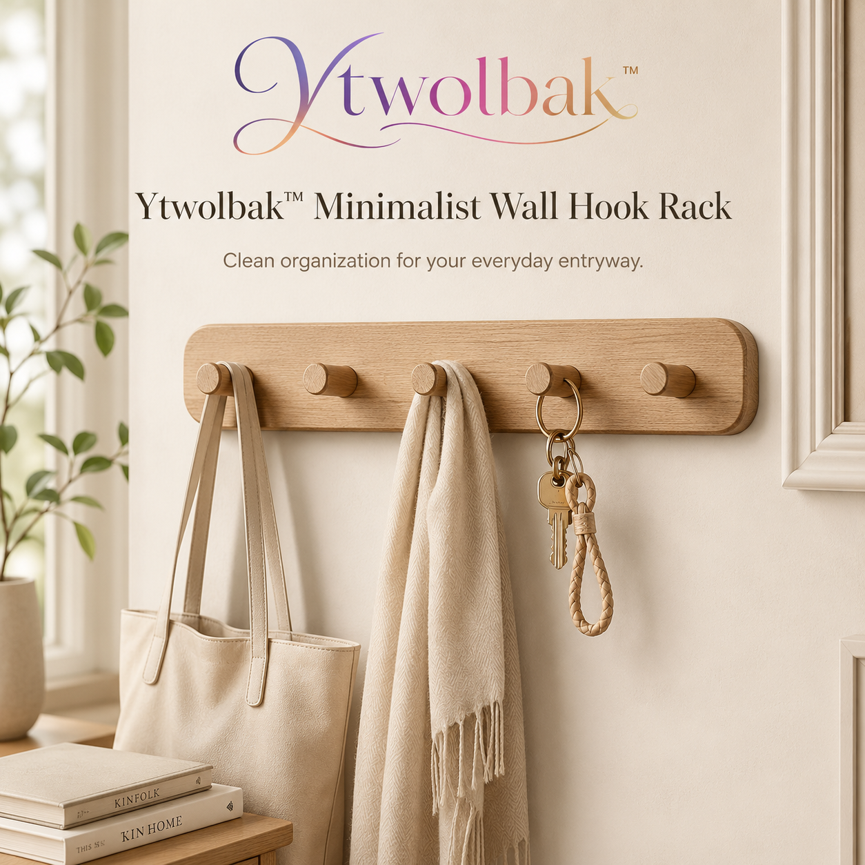 Ytwolbak™ Minimalist Wall Hook Rack